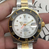 Mechanical Watch Lajiajian Gold White Stone Water Ghost Automatic Mechanical Watch Men's Watch Qs07