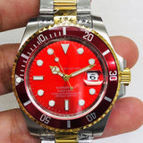 Automatic Mechanical Watch  Water Ghost Gold Red Steel Automatic Mechanical Watch H