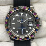 Automatic Mechanical Watch Lao Diving Candy Grey Water Ghost Automatic Mechanical Watch Qs259