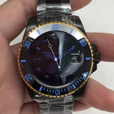 Mechanical Watch  Black Room Gold Blue Water Ghost Automatic Mechanical Watch Men's Watch Qs06