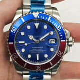 Automatic Mechanical Watch Lao Jia Diving Red Blue Circle Automatic Mechanical Watch H