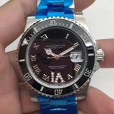Mechanical Watch Lao Jia Black Face Roman Water Ghost Automatic Mechanical Watch Men's Watch Qs06