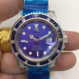 Mechanical Watch Lao Jia Ornamental Stone Blue Face Water Ghost Automatic Mechanical Watch Men's Watch Qs04