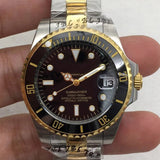 Automatic Mechanical Watch Lao Jia Water Ghost Gold Black Automatic Mechanical Watch