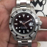 Laujia White Black Stone Water Ghost Automatic Mechanical Watch Men's Watch Qs03 Machine