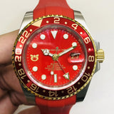 Automatic Mechanical Watch  Water Ghost Golden Red Pig Automatic Mechanical Qs154 Machine