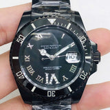 Automatic Mechanical Watch  Diving Electric Black Luo Automatic Mechanical Watch Qs125 Machine