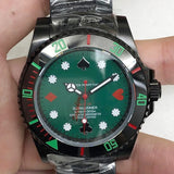 Automatic Mechanical Watch Lao Jia Diving Electric Black And Green Poker Automatic Mechanical Qs133 Machine