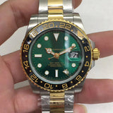 Mechanical Watch Lao Jia Black Green Gmt Water Ghost Automatic Mechanical Watch Men's Watch Qs Machine