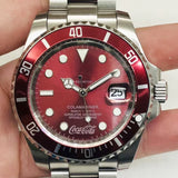 Automatic Mechanical Watch Lao Jia Water Ghost Cola Steel Belt Automatic Mechanical Qs166 Machine