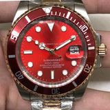Automatic Mechanical Watch Lao Family Rose Red Water Ghost Automatic Mechanical Watch Qs213 Machine
