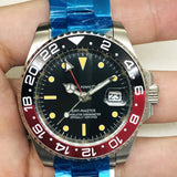 Mechanical Watch Lao's Red, Black And Yellow Ding Diving Gmt Water Ghost Automatic Mechanical Watch Qs186 Machine