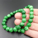 Bermese Jadeite Bead Bracelet 10mm