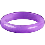 Natural Violets Jade Bangle Bracelet for Women