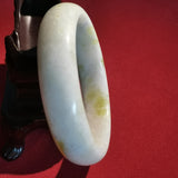 Yellow Jade Bangle 58mm