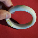 Yellow Jade Bangle 58mm