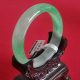 Natural Burmese Jadeite Bangle Bracelet Ice Seed Grade A