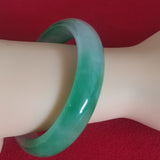 Natural Burmese Jadeite Bangle Bracelet Ice Seed Grade A