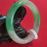 Natural Burmese Jadeite Bangle Bracelet Ice Seed Grade A