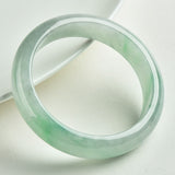 Natural Burmese Jadeite Bangle Bracelet Ice Seed Grade A