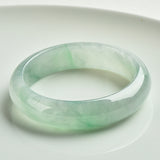 Natural Burmese Jadeite Bangle Bracelet Ice Seed Grade A