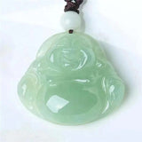 Burmese Imperial Jade Buddha Pendant - Ice Noodle Variety