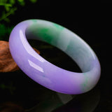 Laokeng Bermese Jade Jadeite Bangle Purple