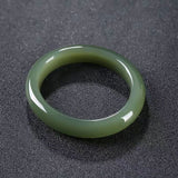 Green Hetian Jade Bangle Bracelet Nephrite Jade