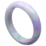 Purple Burmese Jadeite Bangle Bracelet Ice Glutinous Seed