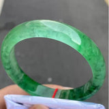 Natural Myanmar Jadeite Bangle Ice Jade