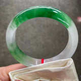 Emerald Natural Green Jadeite Bangle