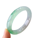 Natural Myanmar Jadeite Bangle Light Green